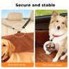 Skylos Dog Booster Car Seat Travel Carrier Bed Basket for Pet up to 100lbs Brown