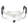 Levede Raised Toilet Seat 12cm Riser with Adjustable Arms for Elderly Disabled