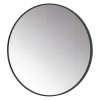Yezi Wall Mirror Round Mirror Tempered Glass HD Explosion-proof Bathroom 60cm