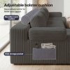 Levede Modular Sectional Sofa U Shaped Memory Foam Corduroy Boneless Couches