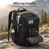 Swifto Military Backpack 45L, Tactical Backpack, 900D Oxford, Black