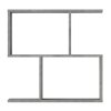 Narrow Side Table Slim End Sofa Table with Living Room Storage 20cm Modern Grey