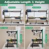TOQUE Dish Drainer Rack Over the Sink Dish Drying Rack