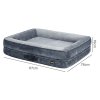 Skylos Large Dog Bed Orthopedic Support Sofa For Joint Relief Washable Grey