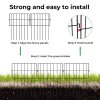 Levede 25 Pack Animal Barrier Metal Decorative Garden Fence Outdoor Pet Border