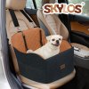 Skylos Dog Booster Car Seat Portable Pet Puppy Travel Carrier Bed Basket Brown