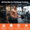 Centra EZ Arm Curl Bar Weight Lifting 4ft Olympic Barbell for 2
