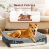 Skylos 68cm Dog Bed Orthopedic Memory Foam Pet Cushion Washable Puppy Mattress