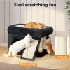 Skylos Cat Tree Tower Big Perch Bed Spacious Condo with Sisal Scratching Post