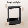 Levede Narrow Side Table Slim End Table Sofa Accent Table Magazine Storage Shelf