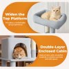 Skylos 143cm Cat Tree Multilevel Scratching Post Climbing Tower Activity Centre