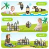 Dekko Magnetic Tiles 60PC for Kids Building Blocks Construction Fun Activity Kit