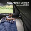 Mountview Camping Sleeping Bag Single Waterproof Warm Soft Adult Hiking 3 Season