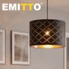 Emitto Ceiling Light Shade Pendant Drum Lampshade Lightshade Living Room Lamp