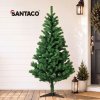 Santaco Christmas Tree 180Cm Artificial Xmas Spruce 483 PVC Stand Indoor Green