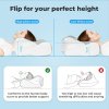 Lavio Orthopedic Neck Pillow Memory Foam Cervical Support Pillow for Pain Relief