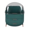 ilus Makeup Organizer Case Drawer Portable Cosmetic Jewellery Storage Box Dark Green