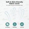 Lavio Mattress Topper Memory Foam Double Dual Layer Pressure Relief Anti Slip