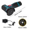 Traderight Mini Cordless Angle Grinder 2 Battery Charger Polishing Cutting 12V