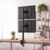 Levede Dual Monitor Arm Adjustable Desk Mount For 13-34 Inch Computer Black