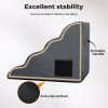 Skylos 4-Step Pet Stairs for Bed Sofa High Density Foam Dog Ramp Non-Slip Ladder