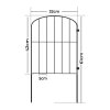 Levede 10 Pack Animal Barrier Metal Decorative Garden Fence Outdoor Pet Border