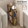 Levede 22cm Slim Side Table Narrow Sofa End Table for Living Room Small Spaces