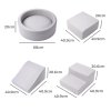Dekko Soft Play Set 5Pc PU Leather Foam Blocks Baby Climbing Sliding Indoor Grey