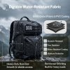 Swifto Military Backpack 45L, Tactical Backpack, 900D Oxford, Black