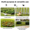 Levede 10 Pack Animal Barrier Metal Decorative Garden Fence Pet Border Outdoor