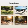 Mountview Foldable Hammock Chair Bed Portable with Stand Outdoor Camping 200KG