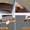 Marlow Kitchen Mat 2Pcs Non Slip Woven Rubber Floor Mat Absorbent Runner Grey