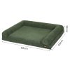Large Dog Pet Bed Orthopedic Washable Waterproof Corduroy Wear Resistant 93x63cm