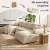Levede Modular Sectional Sofa Bed 3 Seater U Shaped Convertible Soft Boneless