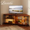 Levede Wooden TV Cabinet with RGB LED Light 120cm TV Stand Storage Unit Max 55