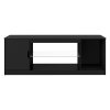 Levede TV Stand Entertainment Unit TV Cabinet Stand Storage with LED 140cm Black