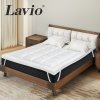 Lavio Thick King Mattress Topper 10cm Microfibre Washable with Elastic Strap