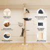 Skylos Floor to Ceiling Cat Tree Adjustable Height 206-300cm 6-Tier Cat Tower