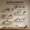 Levede Floating Shelves 6 Pack Modern Wall Shelves White Home and Office