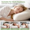 Lavio Contour Pillow Memory Foam for Neck Support Pressure Relief Hypoallergenic