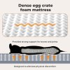 SKYLOS Washable Dog Bed Waterproof Plush Non-Slip Pet Mattress for Large Dogs