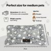 Skylos Dog Bed Pet Cat Cushion Large Dog Puppy Crate Mat Arctic Fleece Soft Warm