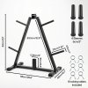Centra Weight Plate Storage Rack Olympic Plate Holder Gym Weight Stand Tree