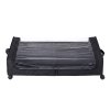 Levede Under Bed Storage Boxes with Lids, 46L x2, Rolling, Black, Oxford