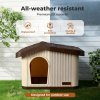 Skylos Dog Winter Insulated House Outdoor Feral Cat Weatherproof Warm Stray Dog Shelter