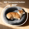Skylos Orthopedic Plush Dog Bed Soft Washable Pet Bed Grey Cosy Cushion XXL Size