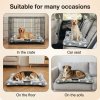 Skylos Dog Bed Arctic Fleece Soft Pet Cushion Mattress Small Dog Puppy Crate Mat