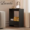 Levede Narrow Side Table Slim End Table Sofa Accent Table Magazine Storage Shelf