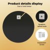 Levede 40cm Round Wall Mirror Frameless Tempered Glass Explosion-Proof Decor