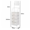 Levede Chest Of Drawers Mirror Dressing Table Vertical Storage Bedroom White